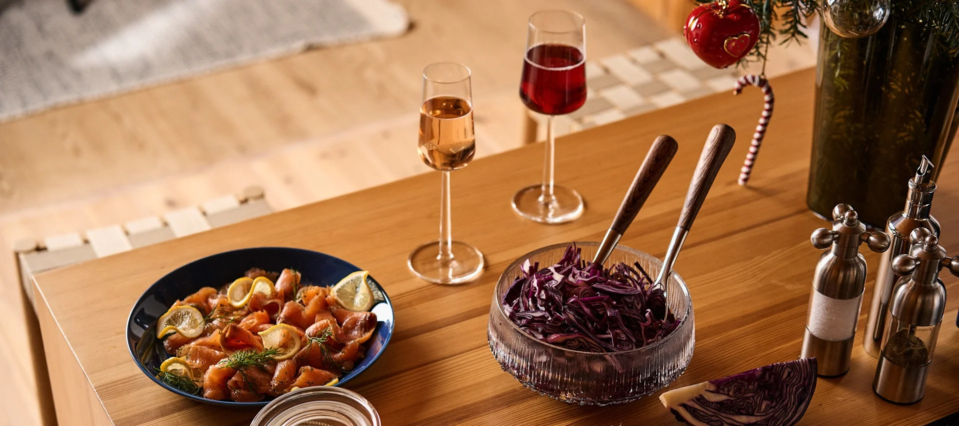 Celebrate a Nordic Christmas with friends around the Christmas table.  
